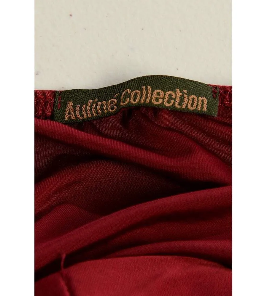 Auliné Collection Womens Sexy Pull On Stretch Ruched Bodycon Dress