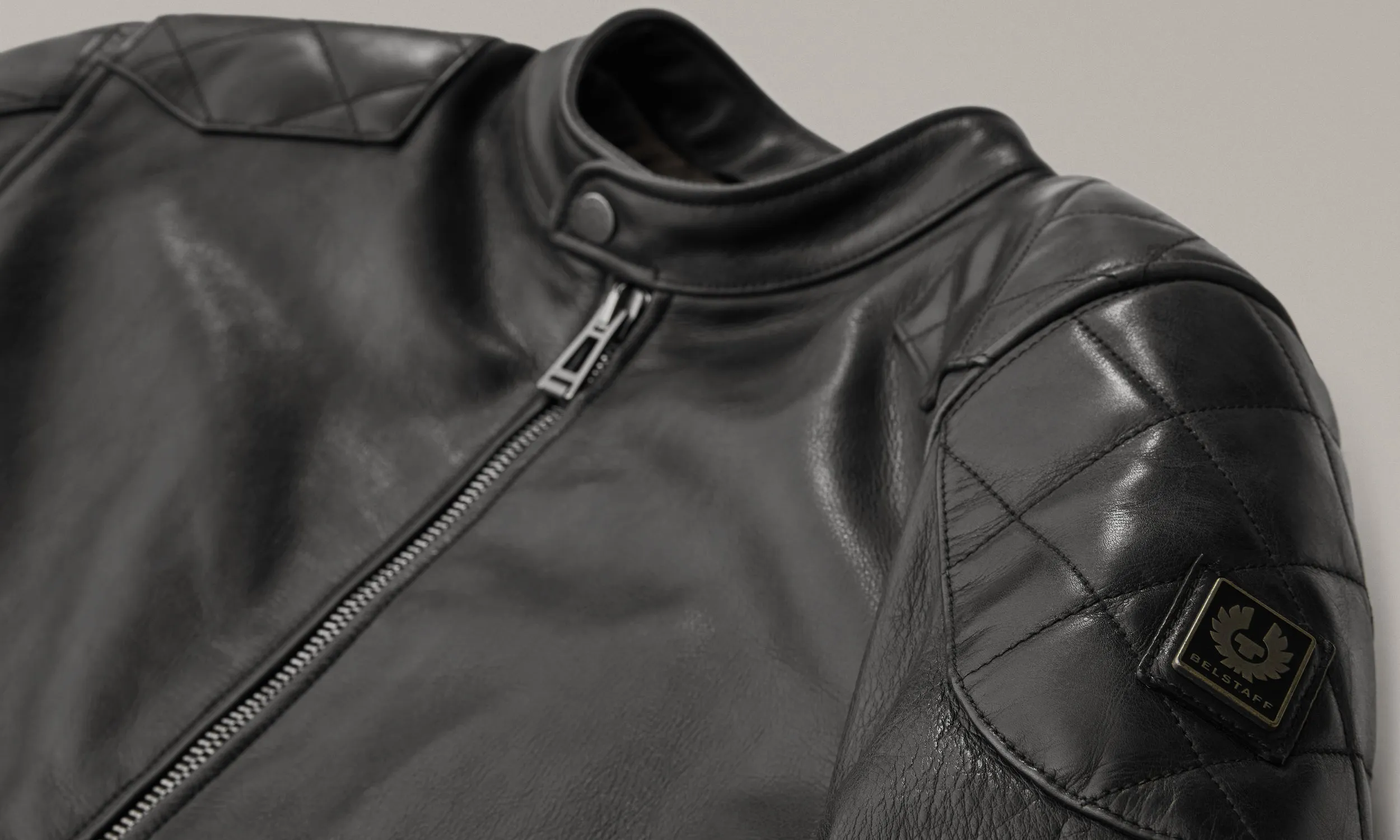 Belstaff Centenary Outlaw Pro Men's Leather Jacket - Black