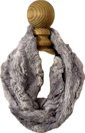 Chrome Wild Rabbit Infinity Scarf