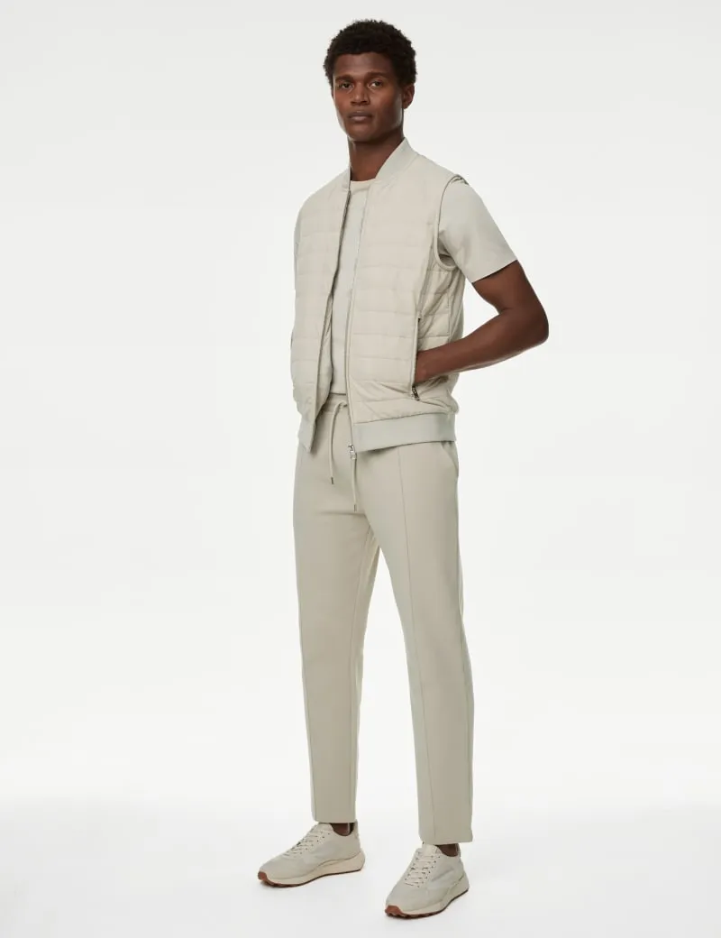 Cotton Rich Zip Up Quilted Gilet with Stormwear