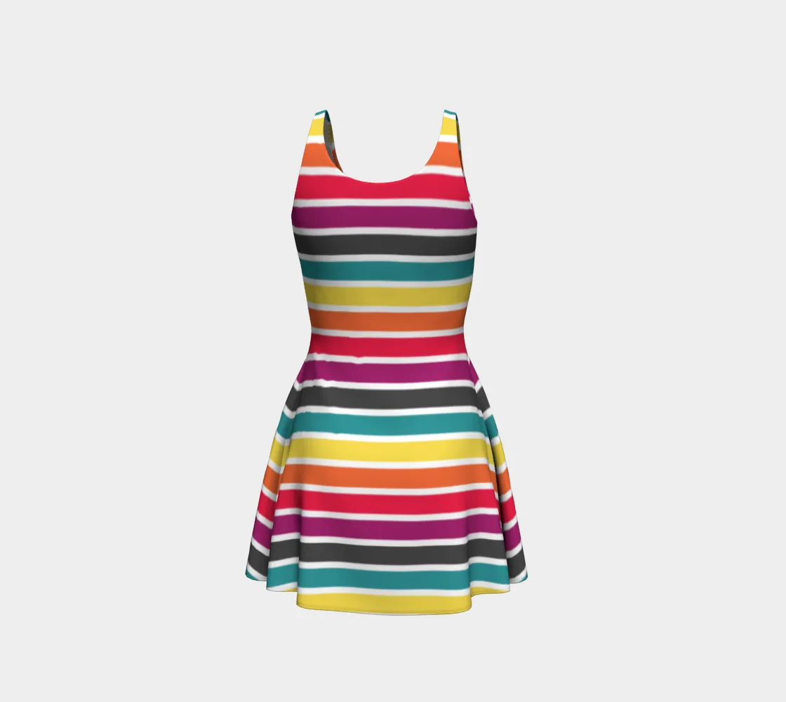 Cute Loops Flare Dress