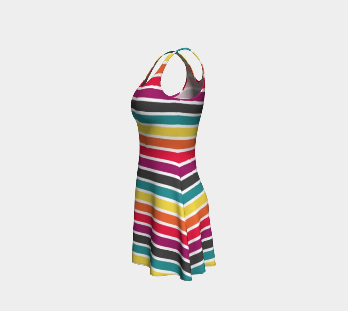 Cute Loops Flare Dress