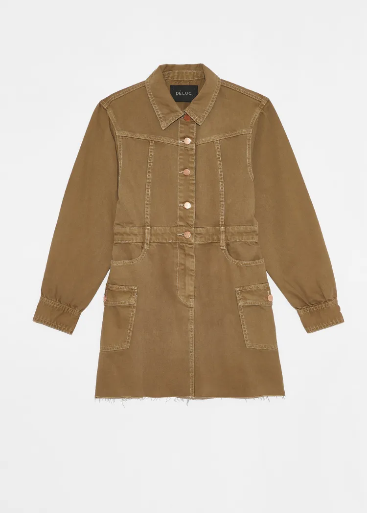 Dèluc Sorolla Dress - Army-***FINAL SALE***