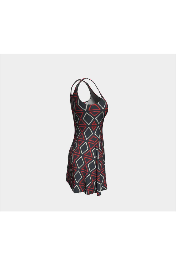 Hourglass and Diamond Flare Dress
