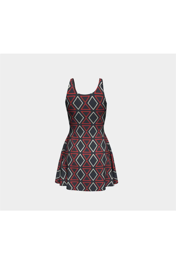 Hourglass and Diamond Flare Dress