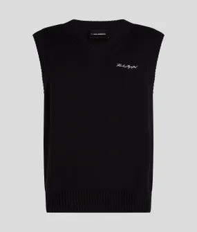 KNIT GILET
