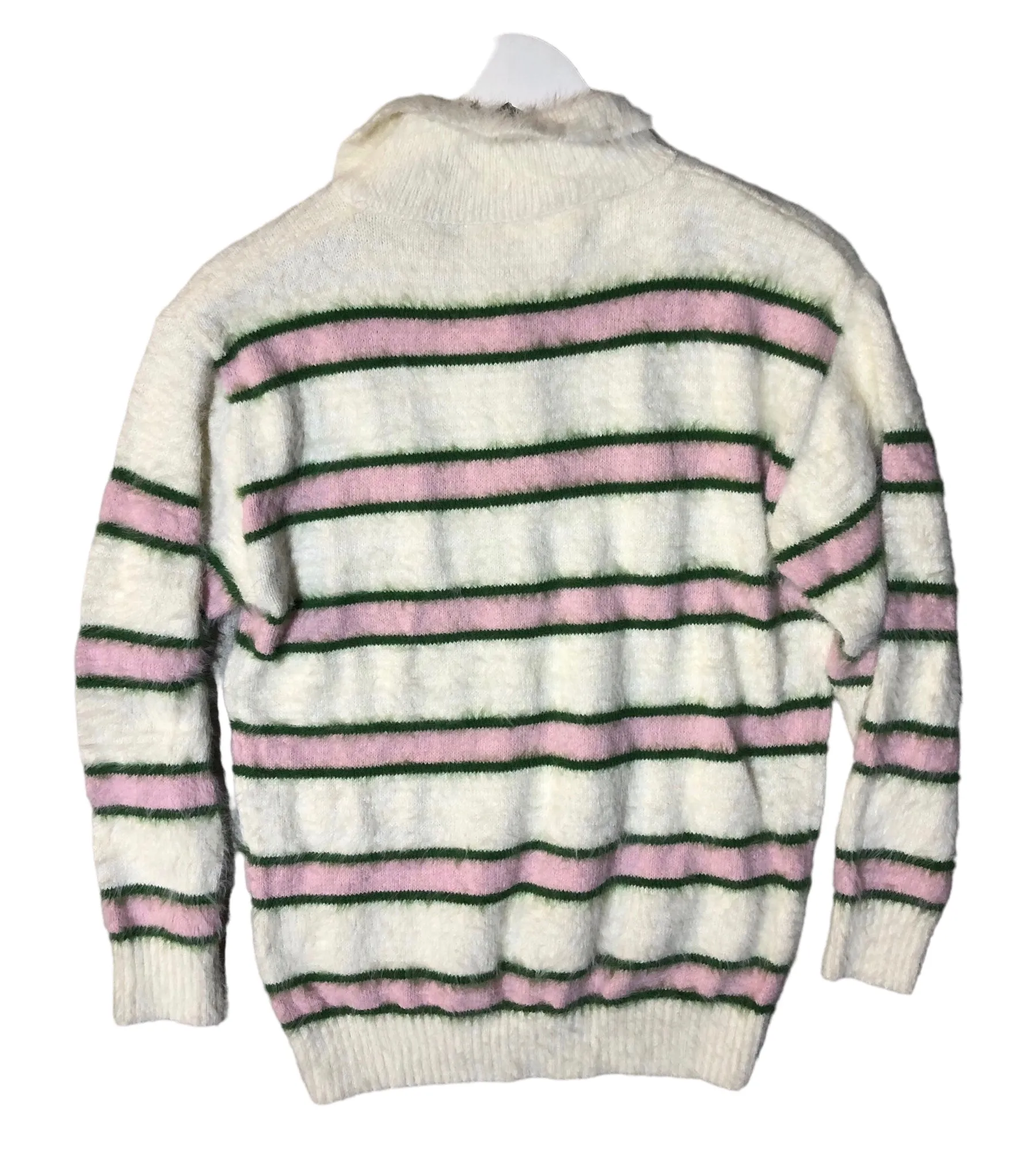 LAST ONE!  Polo Knit Striped Sweater