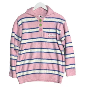 LAST ONE! Polo Knit Striped Sweater