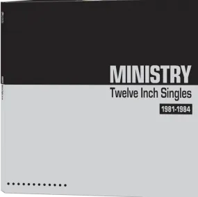 Ministry - 12" Singles 81 to 84 NEW POST PUNK / GOTH 2xLP