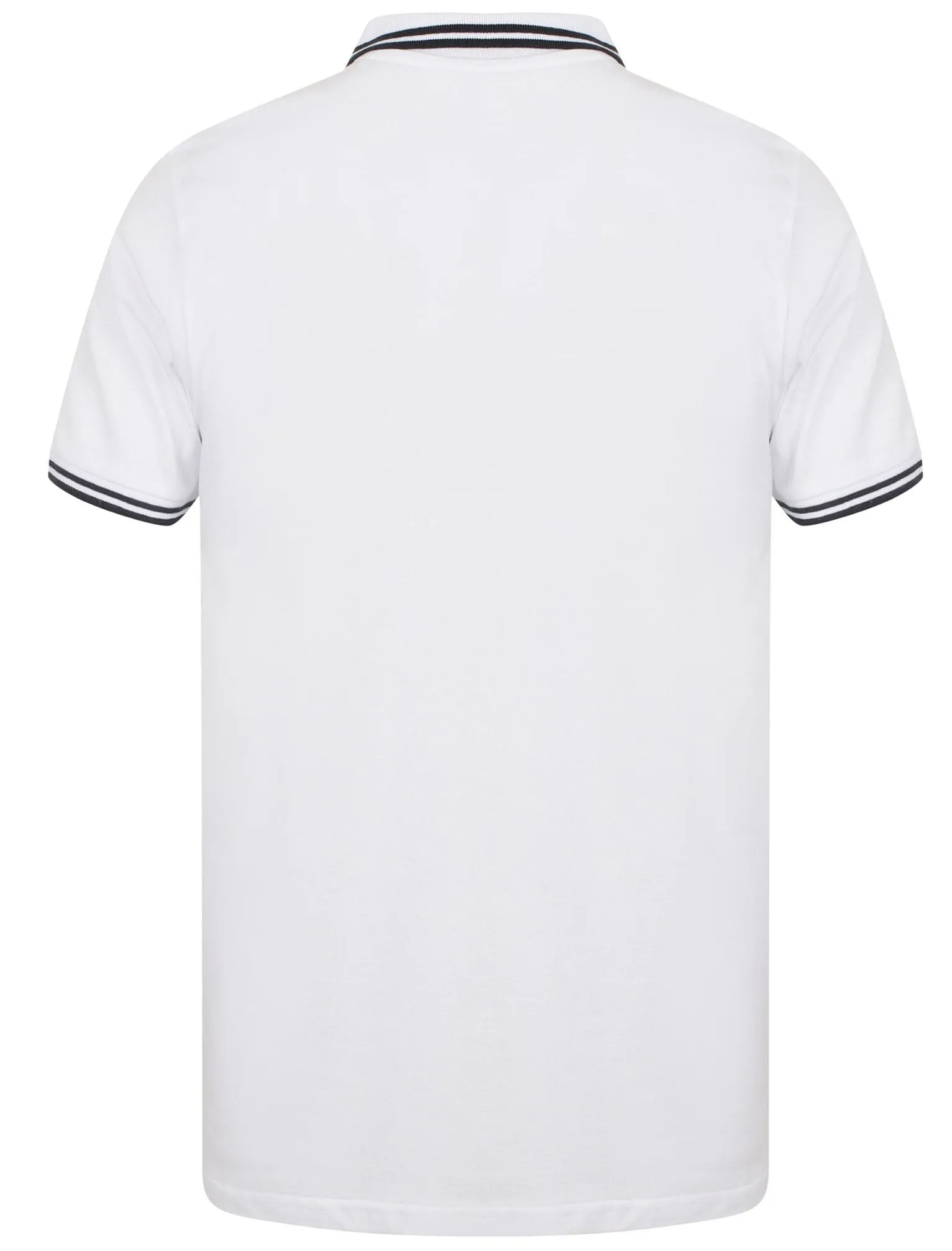 Nova Cotton Pique Polo Shirt In Optic White - South Shore