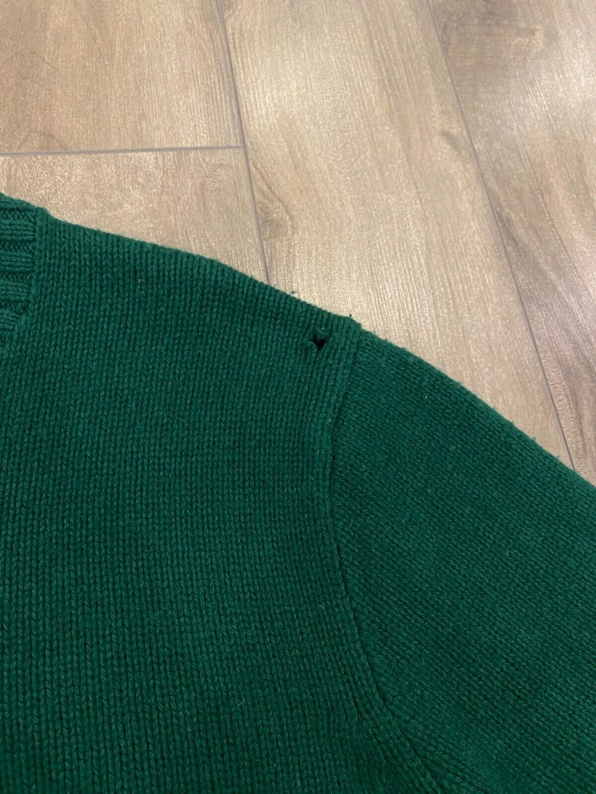Polo Ralph Lauren Polo Bear Knit Sweater Mens Medium Green Casual