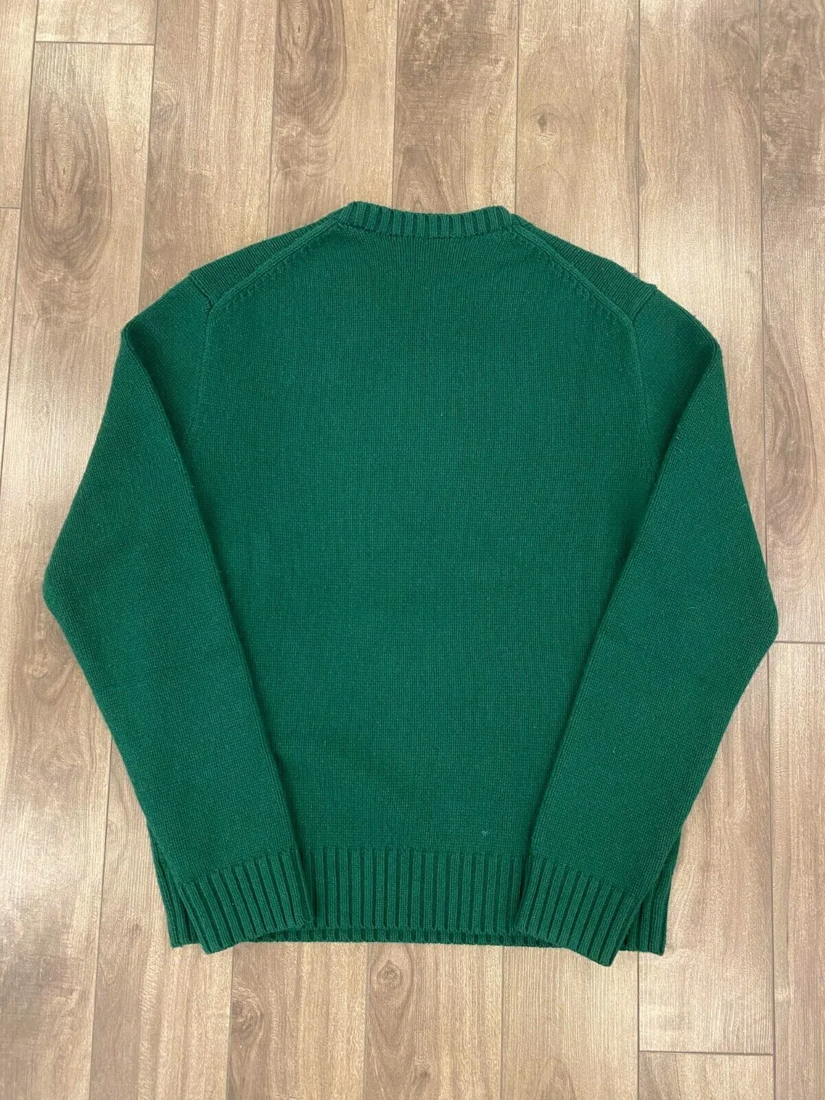 Polo Ralph Lauren Polo Bear Knit Sweater Mens Medium Green Casual