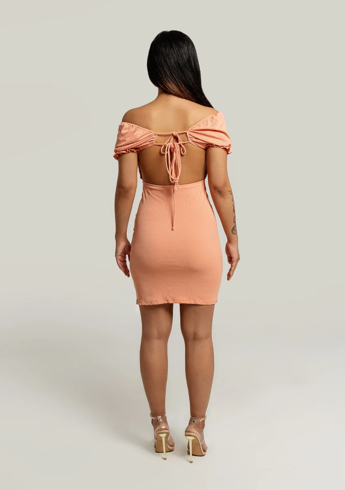 Rosa Dress - Coral