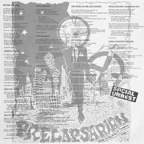 Social Unrest - Before The Fall (LP, Album) (VG )