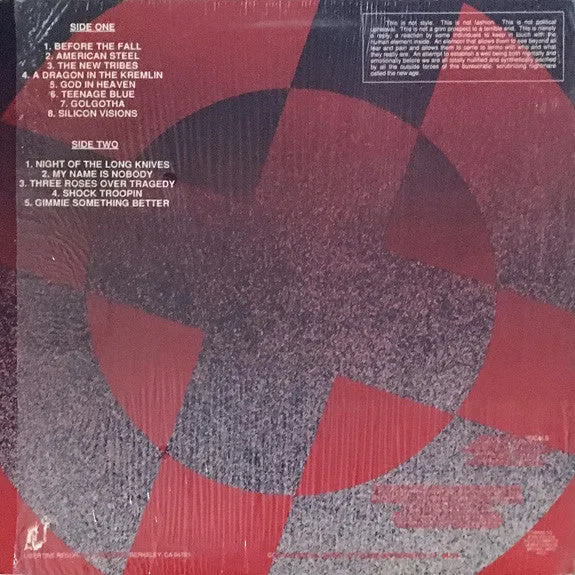 Social Unrest - Before The Fall (LP, Album) (VG )